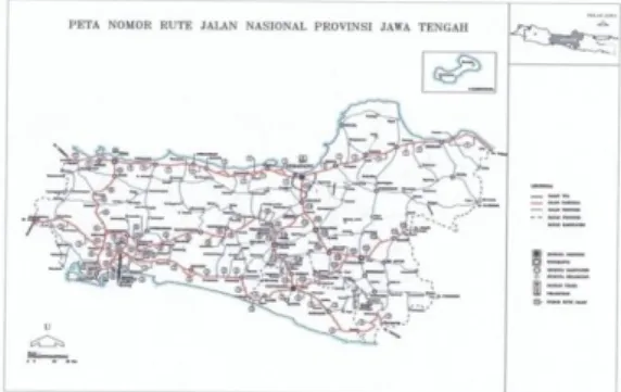 Gambar 1. Lokasi Penelitian SNVT Wilayah  II Provinsi Jawa Tengah. 