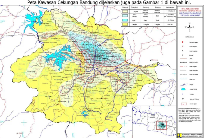 Tabel 2. Luas Lahan dan Jumlah Penduduk   Kawasan Strategi Nasional Cekungan Bandung, 2012  No Kabupaten/Kota  Luas Wilayah 