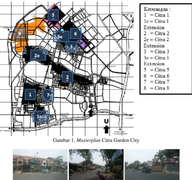 Gambar 1. Masterplan Citra Garden City 
