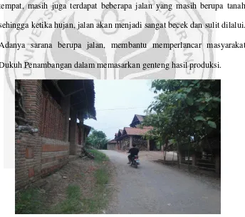 Gambar 02. Kondisi jalan desa di Dukuh Penambangan  