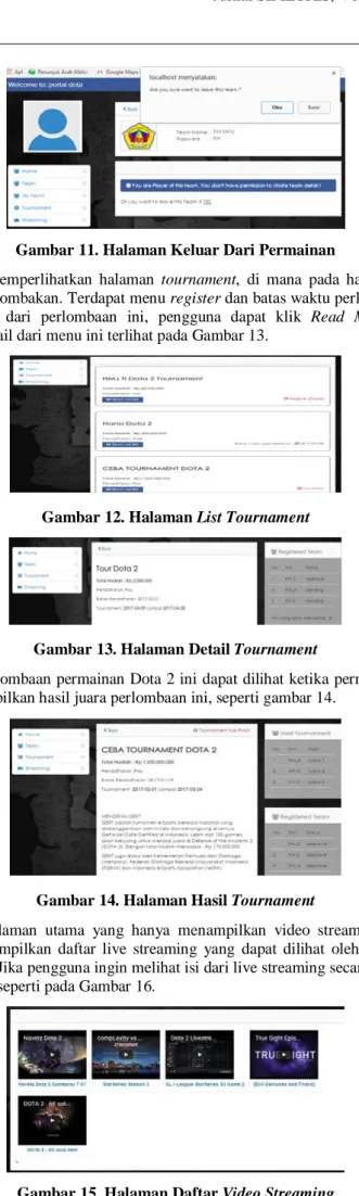 Gambar 11. Halaman Keluar Dari Permainan 