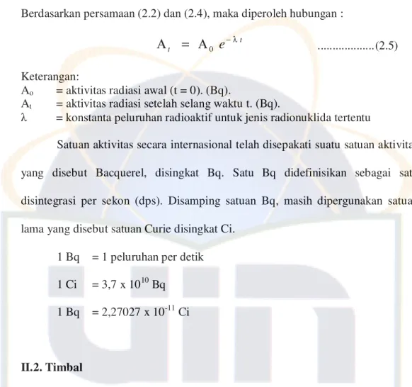 Tabel 2.1. Sifat Umum Timbal 