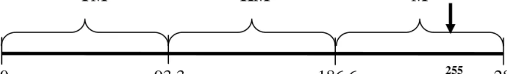 Gambar 7. Garis continuum sikap evaluasi awal 