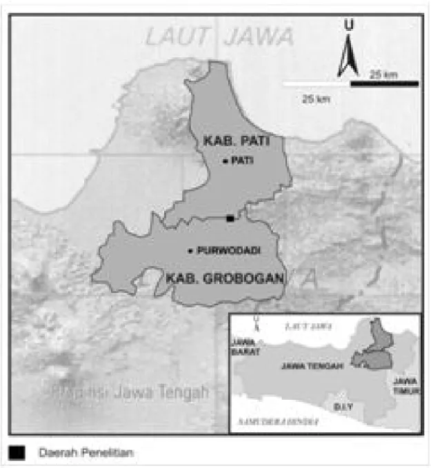 Gambar 1. Peta Daerah Penelitian