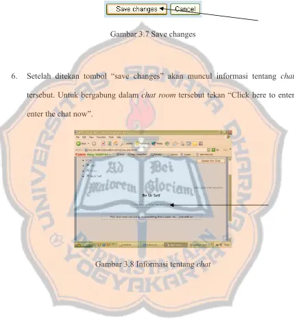 Gambar 3.7 Save changes 