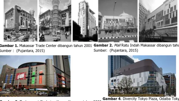 Gambar 1. Makassar Trade Center dibangun tahun 2001  Sumber :  (Pujantara, 2015) 