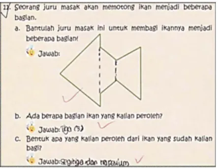 Gambar 4. Mempartisi Bangun