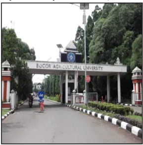 Gambar 2. Eksisting lanskap 1 welcome  area kampus IPB 