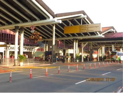 Gambar 1.2 Lokasi Terminal 1 Bandar Udara Internasional  Sekarno-Hatta Jakarta 