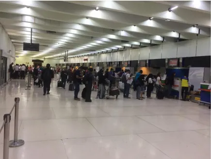 Gambar 1.4 Lokasi check-in di Terminal 1A di Bandar  Internasional Sekarno-Hatta Jakarta 