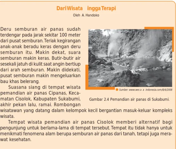 Gambar 2.4 Pemandian air panas di Sukabumi.