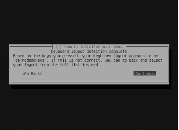 Gambar 4.7 Instalasi Ubuntu 7.10 – Select Keyboard Layout  