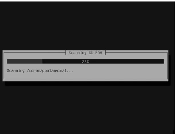 Gambar 4.9 Instalasi Ubuntu 7.10 – Loading CD-ROM 