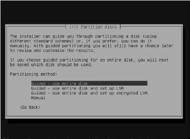 Gambar 4.13 Instalasi Ubuntu 7.10 – Select partition 