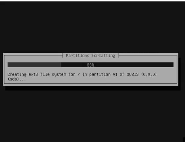 Gambar 4.16 Instalasi Ubuntu 7.10 – Select partition 