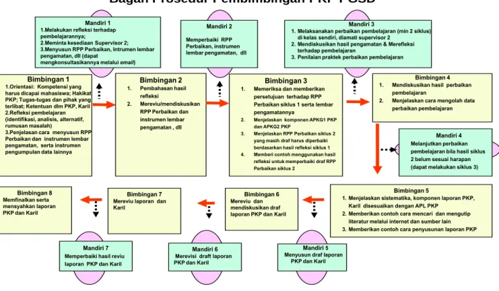 Gambar 5. Prosedur pembimbingan PKP PGSD 