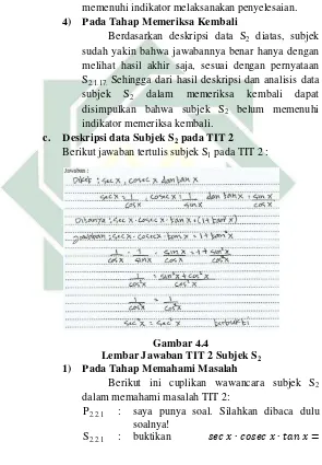 Lembar Jawaban TIT 2 Subjek SGambar 4.4 2 