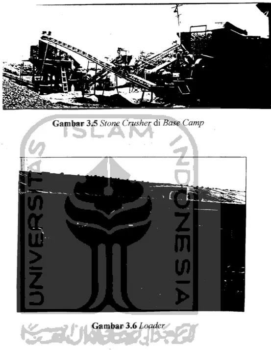 Gambar 3.5 Stone Crusher di Base Camp