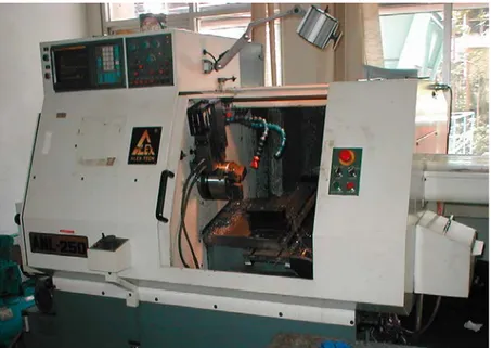 Gambar 2. mesin bubut CNC (Lathe CNC). 