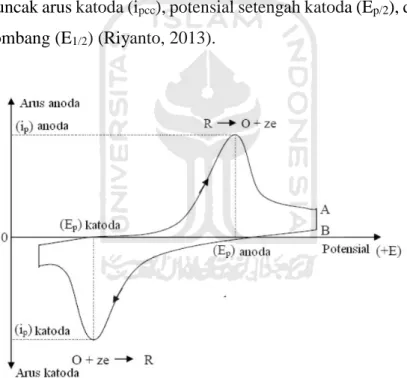 Gambar 2.4 Contoh voltammogram (Riyanto, 2013) 