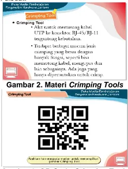 Gambar 2. Materi Crimping Tools 