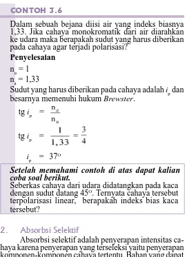 Gambar 3.9Polarisasi obserbsi