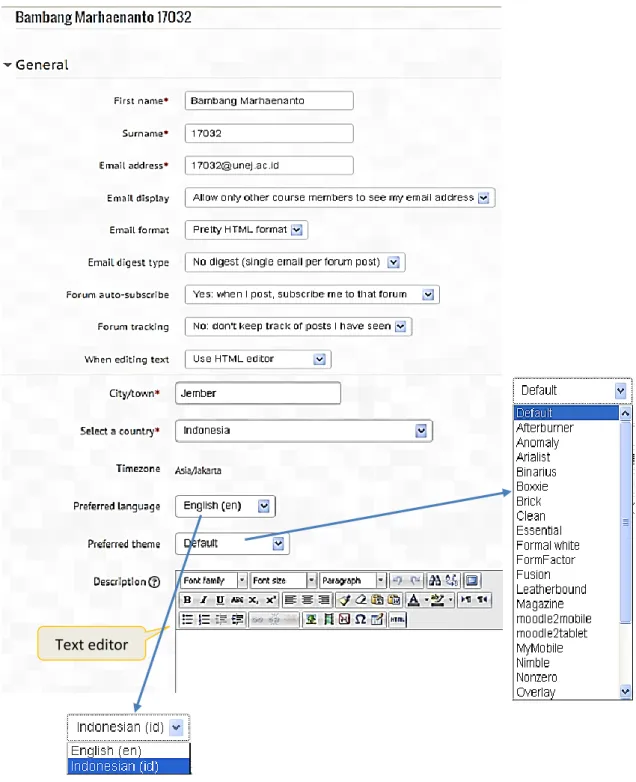 Gambar 2.7 Form data yang bisa diubah oleh user 