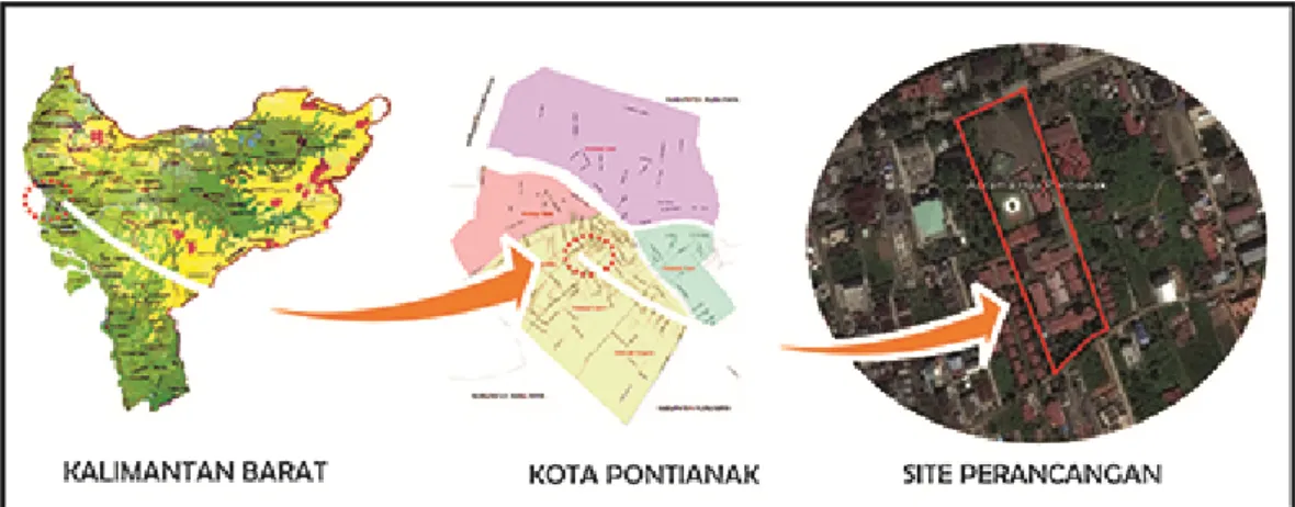 Gambar 3: Lokasi Perancangan Asrama Haji Pontianak 