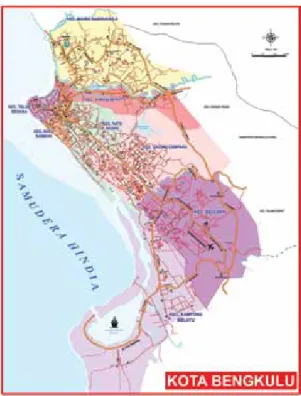 Gambar 2. Peta Geografis Kota Bengkulu