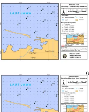 Gambar  6.  Peta  Sebaran  Horizontal  Fosfat  di  Perairan  Tugu  Semarang  Tanggal  23  September 2014 