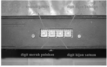 Tabel 3. Tabel pengujian sevensegment dengan mikrokontroler 