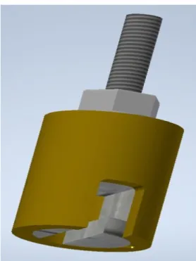 Gambar 3.2 Desain 2D (Tabung) Tool  Pelepas Pin Guide Vane 