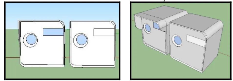 Gambar  4.9: Unit kamar kapsul 