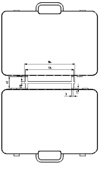 Gambar 3.11  Dimensi Runner  1.   Runner primer 