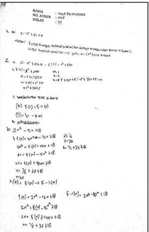 Gambar 1. Tes Pemahaman Matematis Siswa 