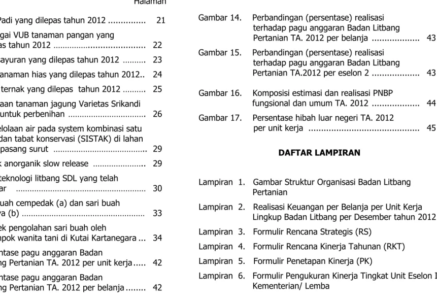 Gambar 14.  Perbandingan (persentase) realisasi   terhadap pagu anggaran Badan Litbang  