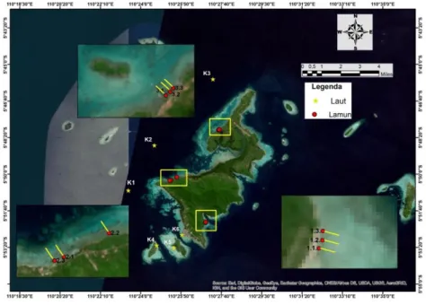 Figure 1. Map of Study Site        Sample collection  