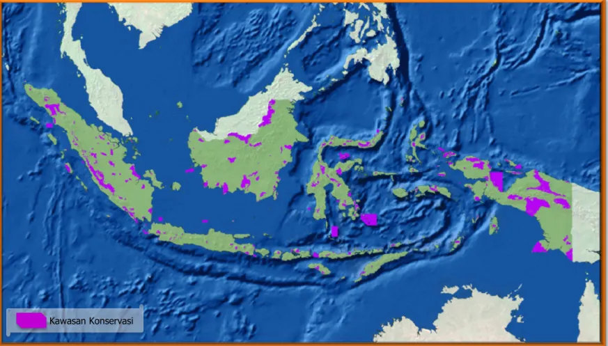 Gambar 4: Sebaran Kawasan Konservasi di Indonesia Kawasan Konservasi 