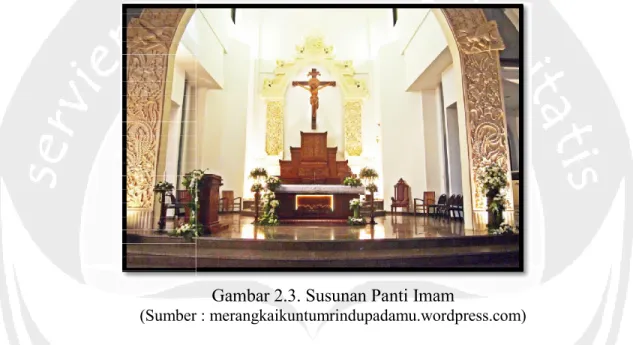 Gambar 2.3. Susunan Panti Imam 