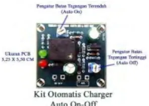 Gambar 2.6 Modul Charger Aki  2.6.  Aki[6] 