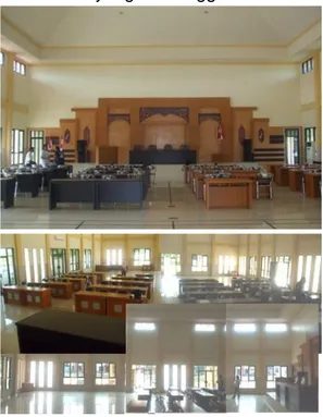 Gambar 1. Interior Ruang Gedung Serba  Guna  BP-PNFI Regional VI Banjarbaru 