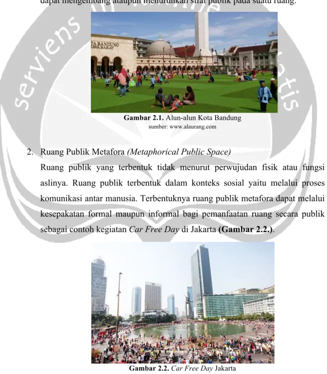 Gambar 2.1. Alun-alun Kota Bandung 