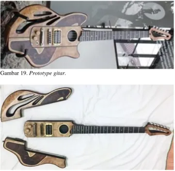 Gambar 19. Prototype gitar.  