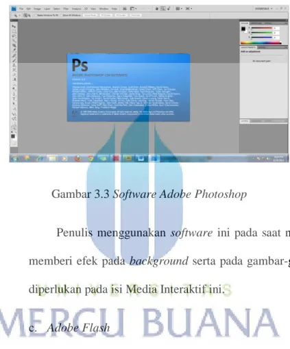 Gambar 3.3 Software Adobe Photoshop 