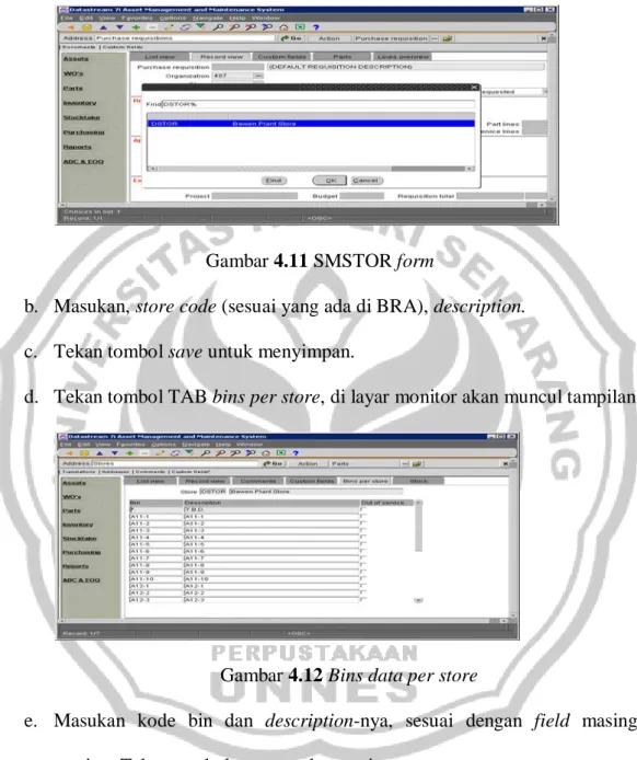 Gambar 4.11 SMSTOR form 
