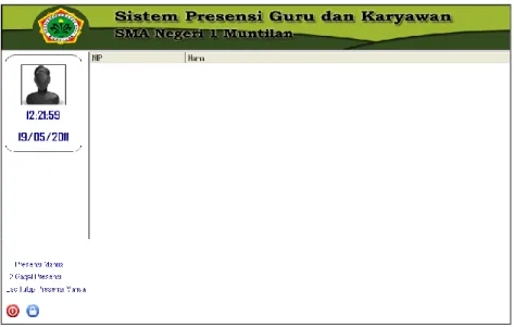 Gambar 4.5 Form Presensi 