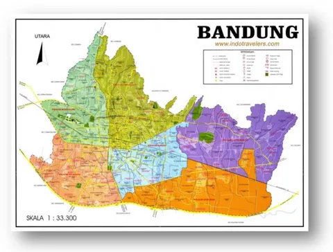 Gambar 3. 1 Peta Kota Bandung 