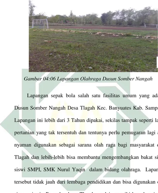 Gambar 04:06 Lapangan Olahraga Dusun Somber Nangah  