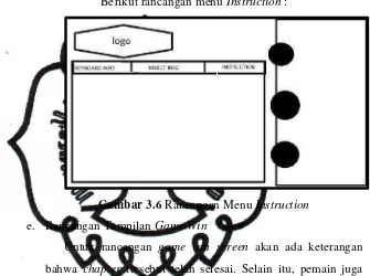 Gambar 3.7 Rancangan Tampilan Game Win 