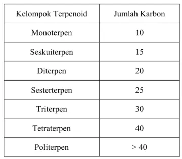 Gambar 2.10 Kerangka isopren 